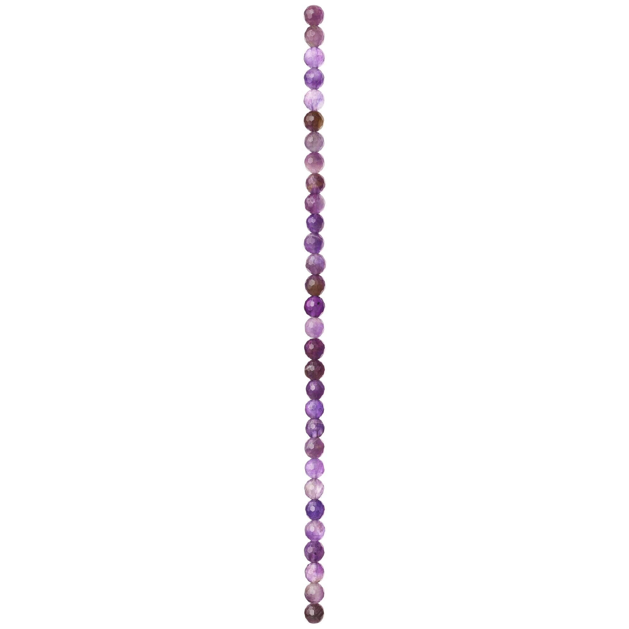 Faceted Amethyst Round Beads, 6mm by Bead Landing™